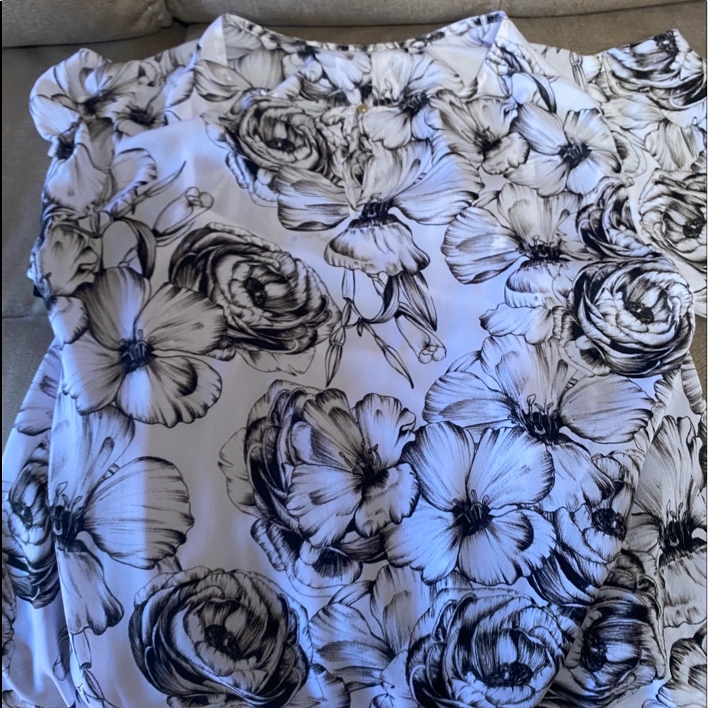 Silky Blouse with a Built in Liner